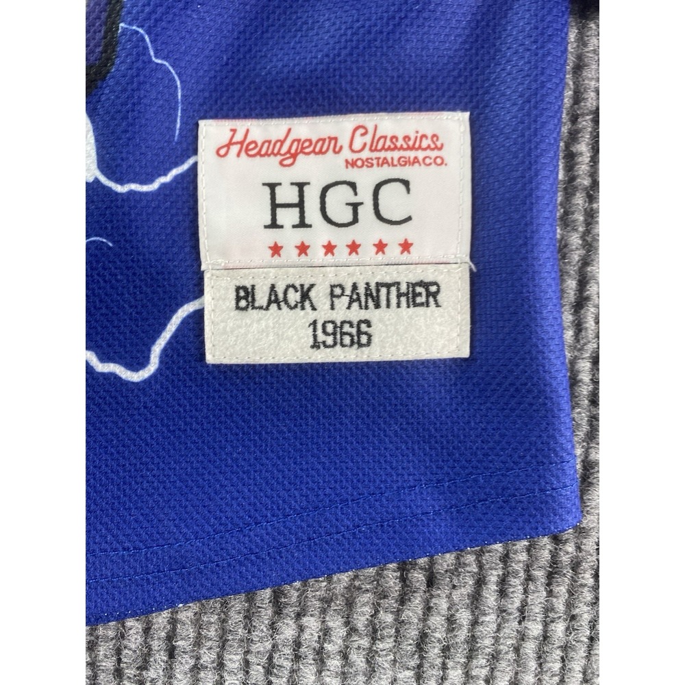 Black Panther Hockey Jersey Extra Small Blue Purple Back Headgear Classics 1966 - Picture 14 of 15